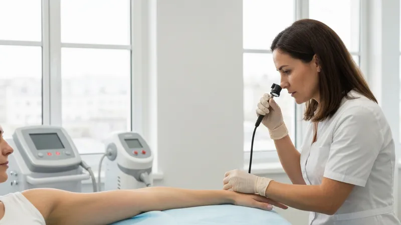 Consulter un dermatologue avant l'épilation laser