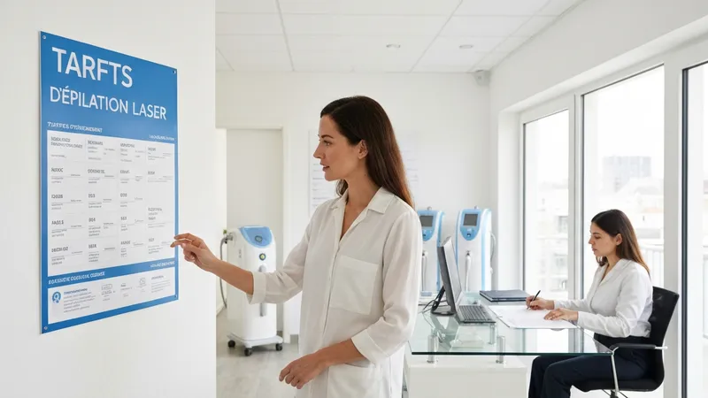 Centre épilation laser moderne avec tarifs transparents