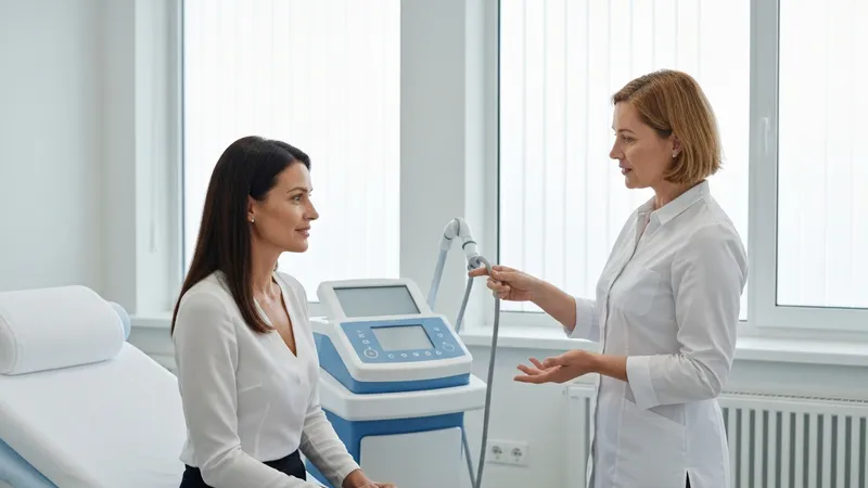 Visite préalable à la clinique d'épilation laser